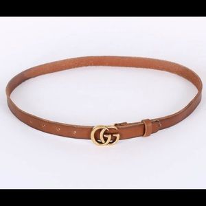 Gucci size 85-thin .8”width-authentic with receipt